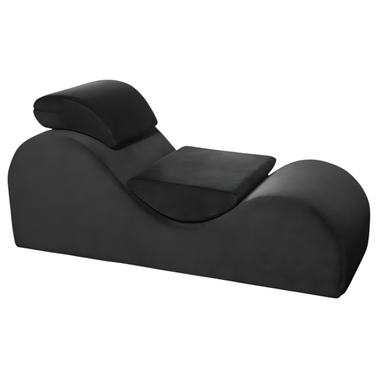 Liberator Esse Lounger - variálható tantra fotel (fekete)