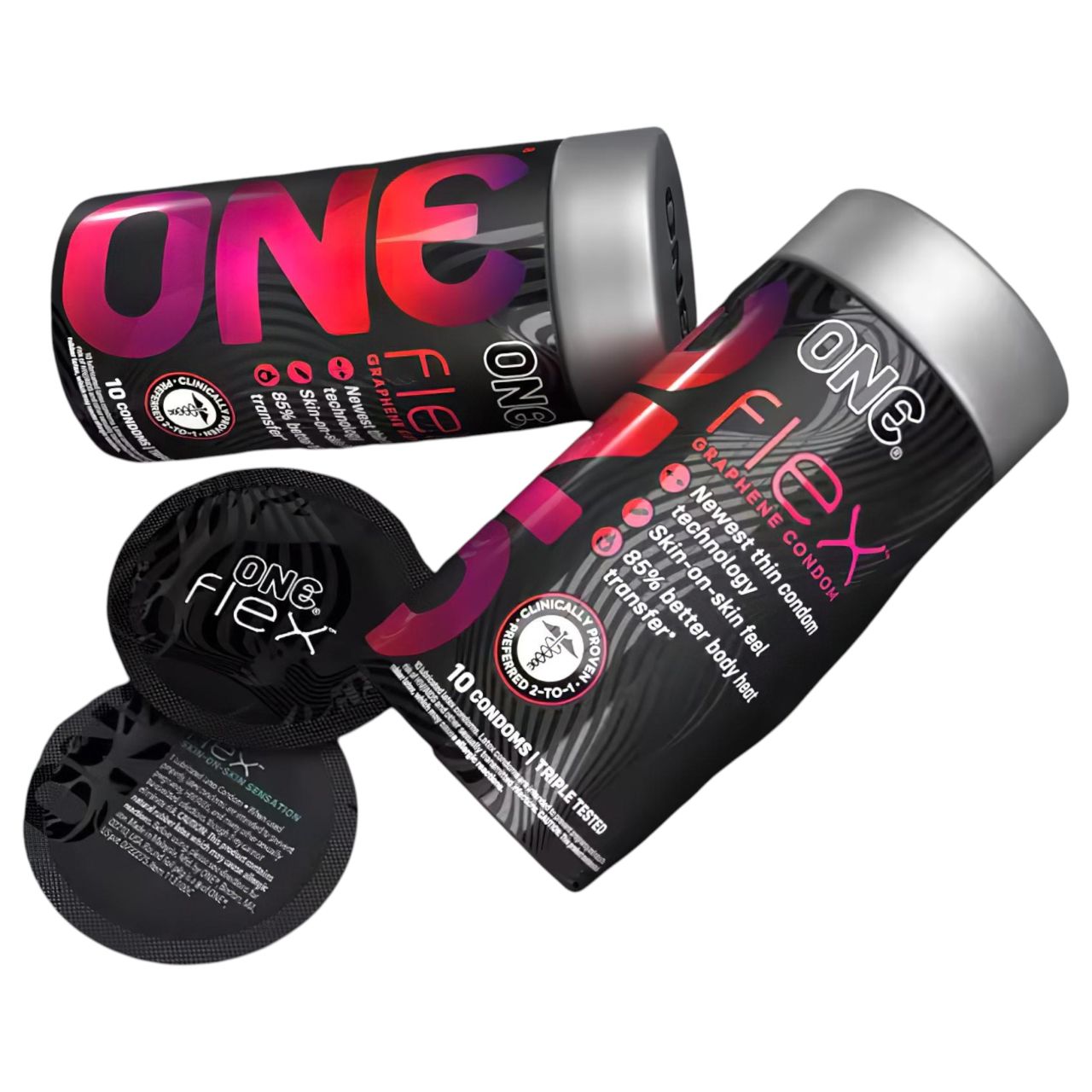 ONE Flex - grafén anyagú óvszer (12db) ONE Flex - grafén anyagú óvszer (12db)