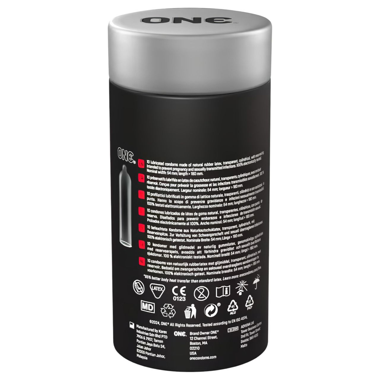 ONE Flex - grafén anyagú óvszer (12db) ONE Flex - grafén anyagú óvszer (12db)