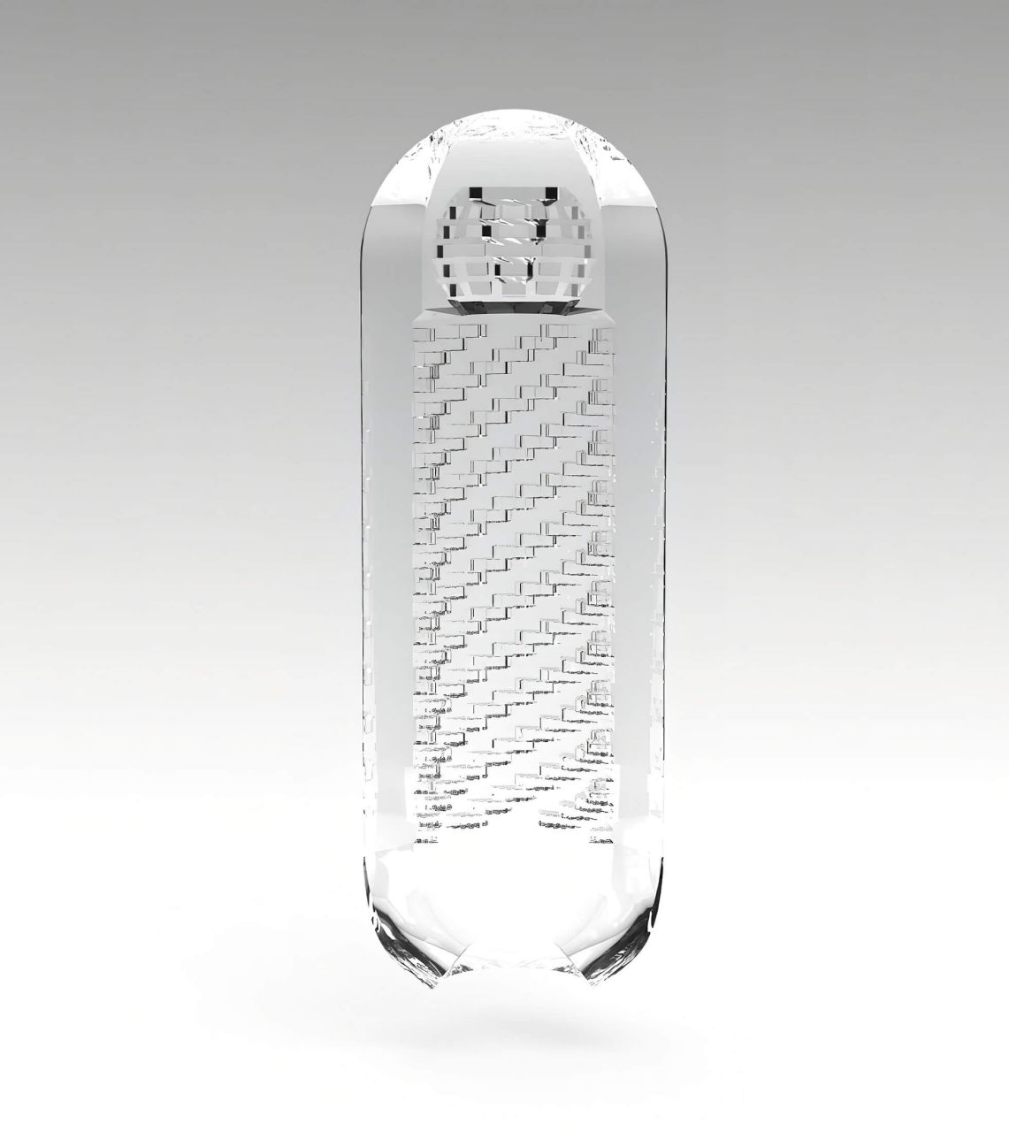 TENGA Spinner Pixel - maszturbátor (átlátszó)