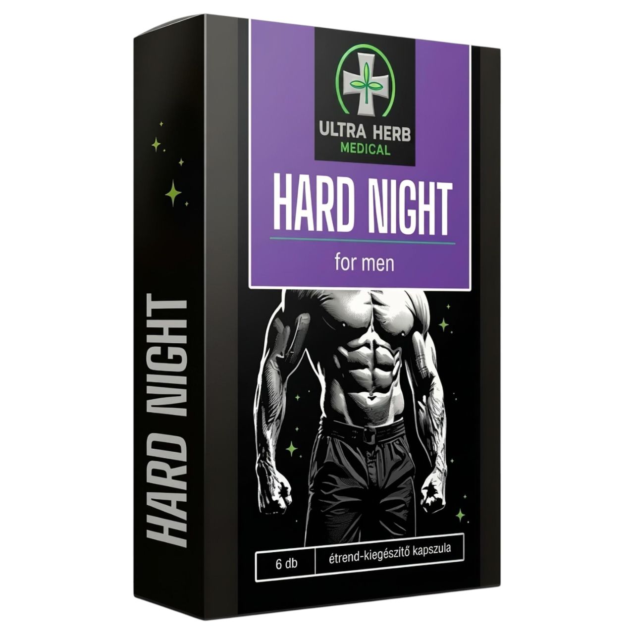 MrPotencia Hard Night - étrend-kiegészítő kapszula férfiaknak (6 db)