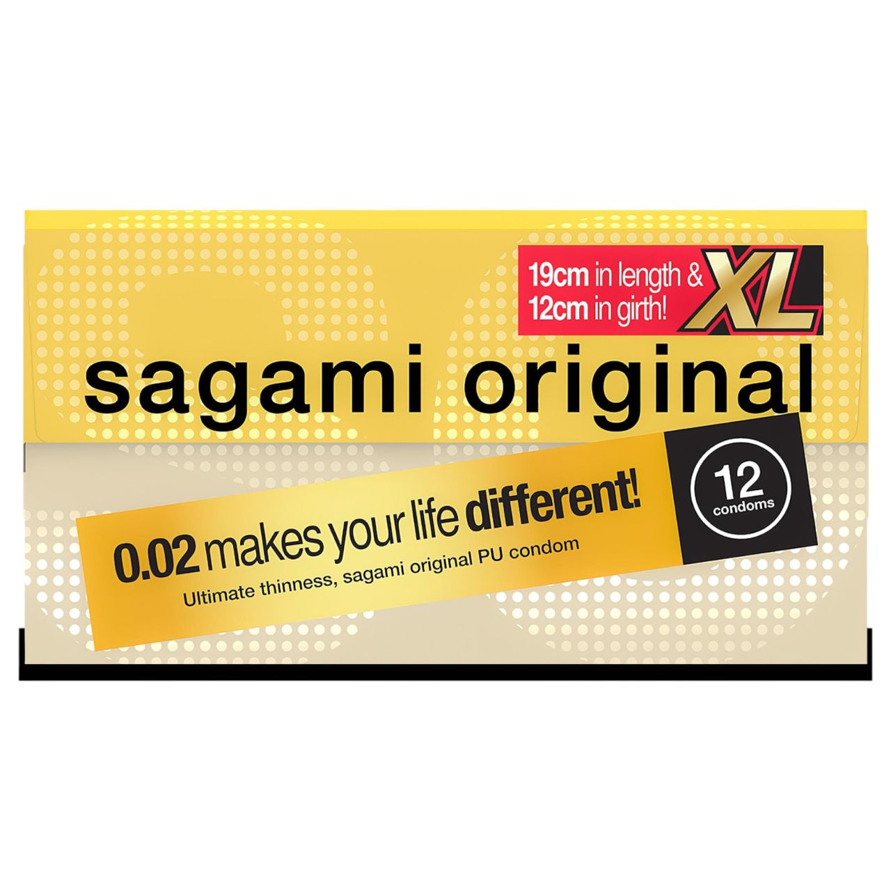 Sagami Original 0,02 XL - óvszer - 61 mm (12 db)