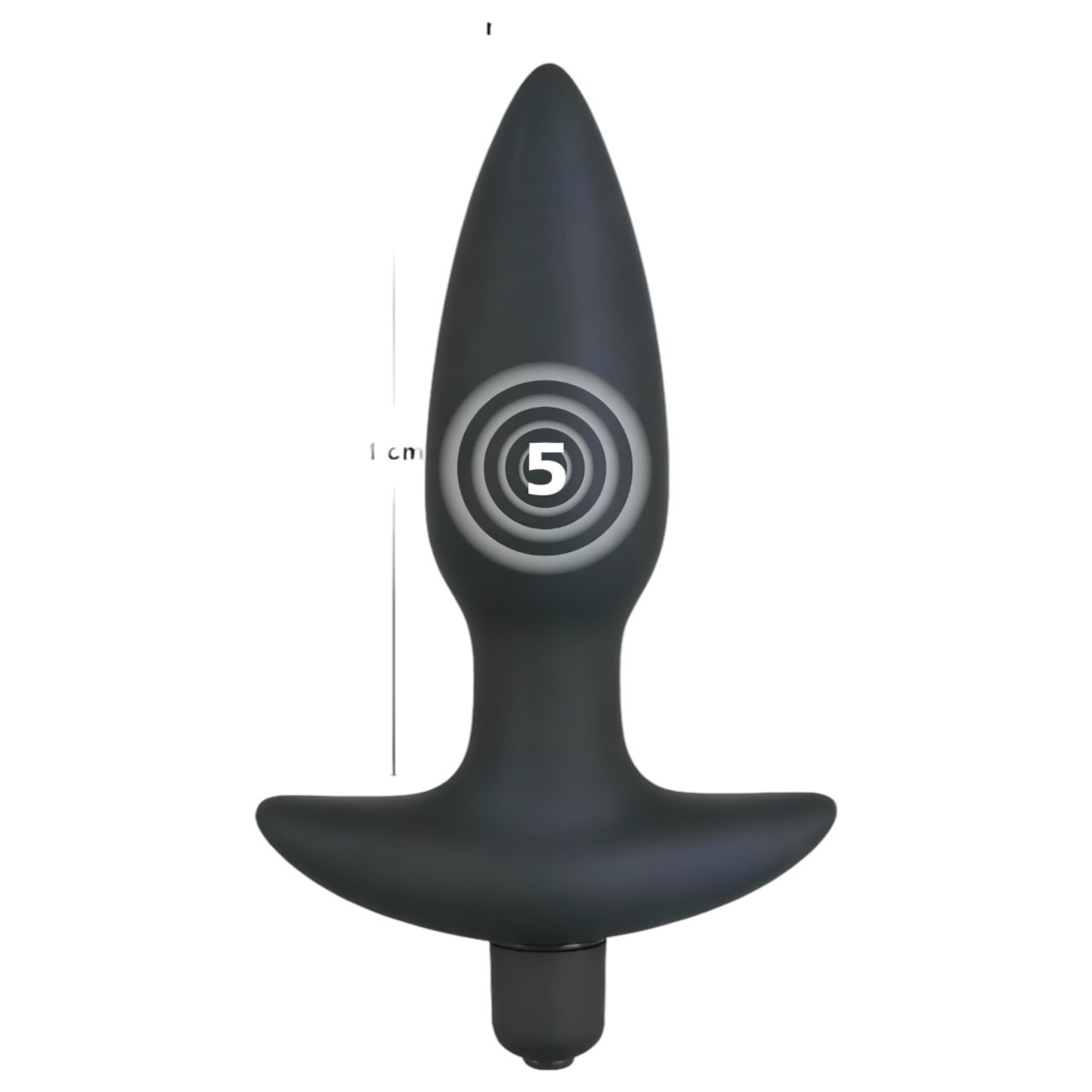 Black Velvets anál plug vibrátor - közepes