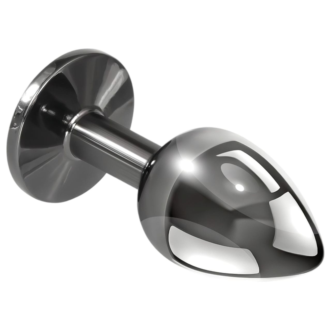 Playboy Tux - butt plug - kicsi (ezüst)