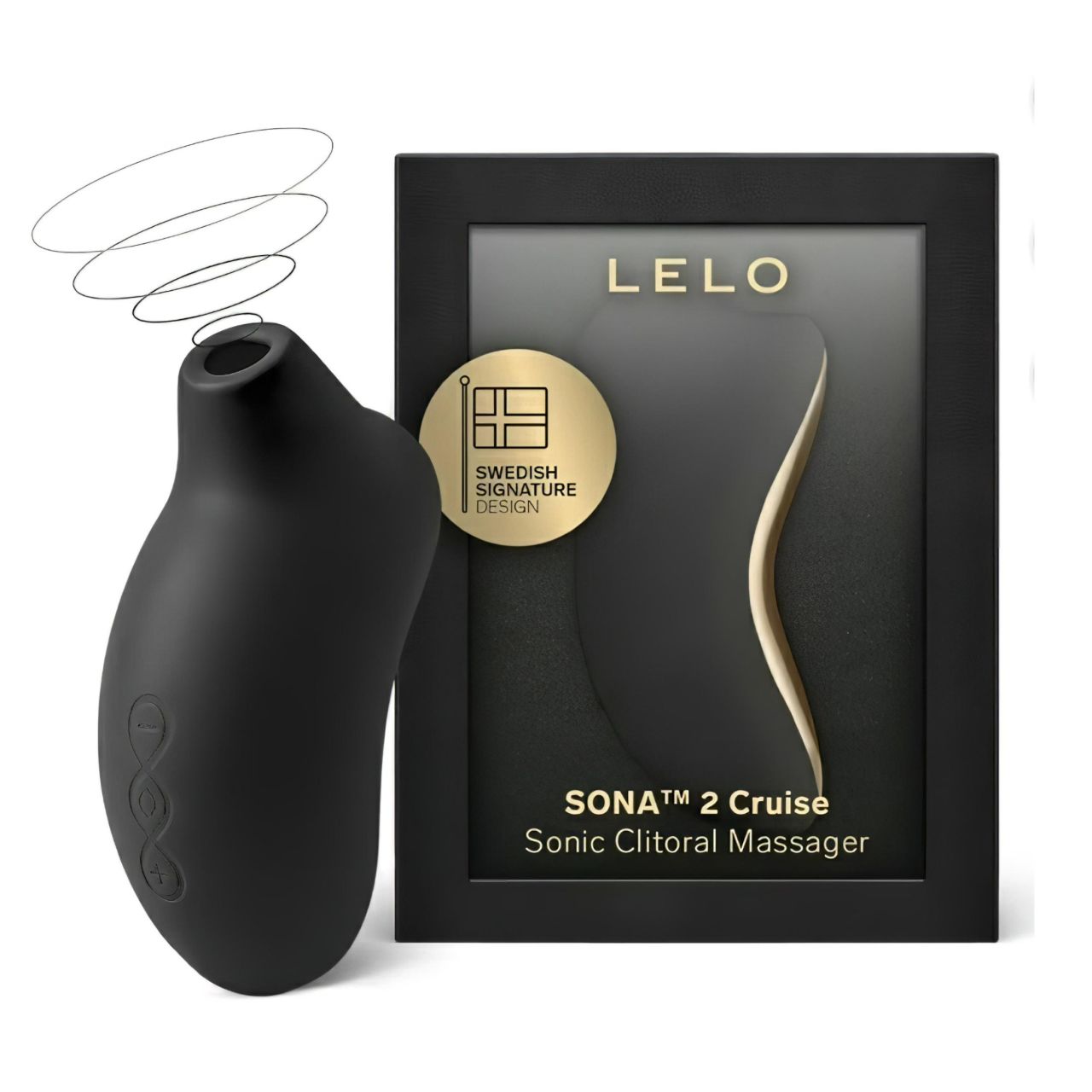 LELO Sona 2 Cruise - hanghullámos csiklóizgató (fekete) LELO Sona 2 Cruise - hanghullámos csiklóizgató (fekete)