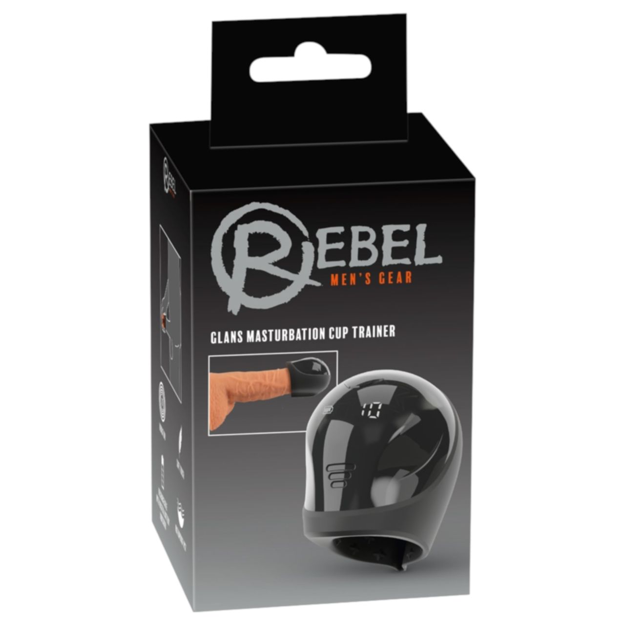 Rebel - vízálló makkvibrátor (fekete)
