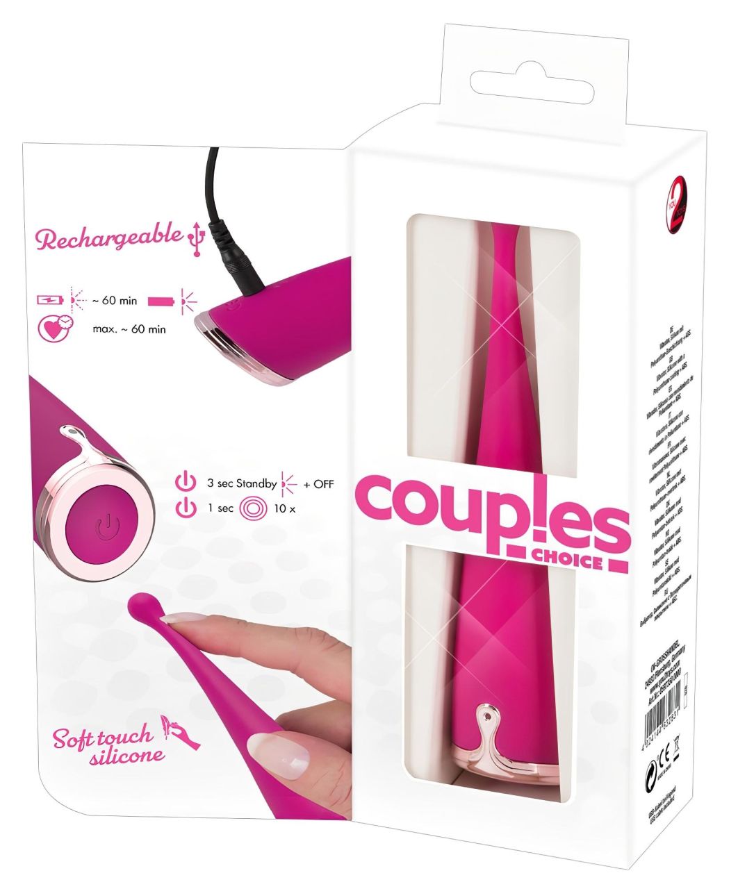 Couples Choice - akkus csiklóizgató vibrátor (pink) Couples Choice - akkus csiklóizgató vibrátor (pink)