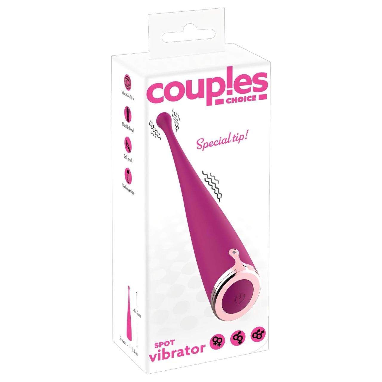 Couples Choice - akkus csiklóizgató vibrátor (pink) Couples Choice - akkus csiklóizgató vibrátor (pink)