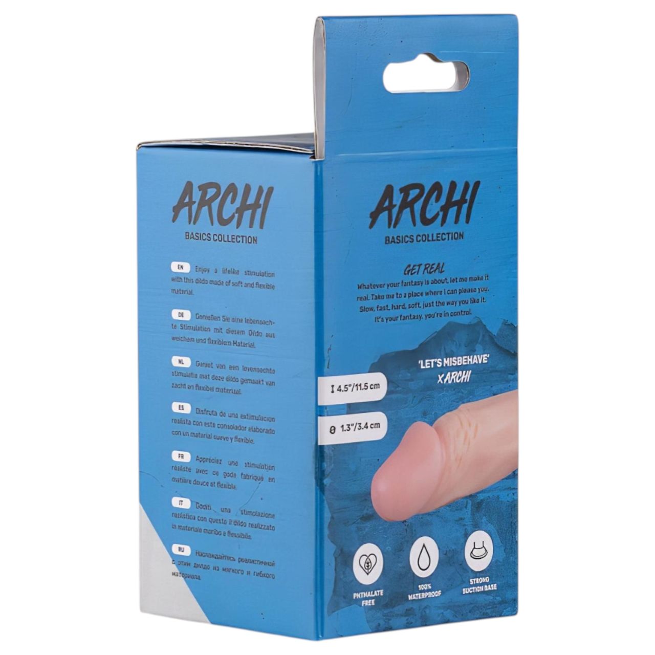 Real Fantasy Archi - élethű dildó - 11,5cm (natúr)