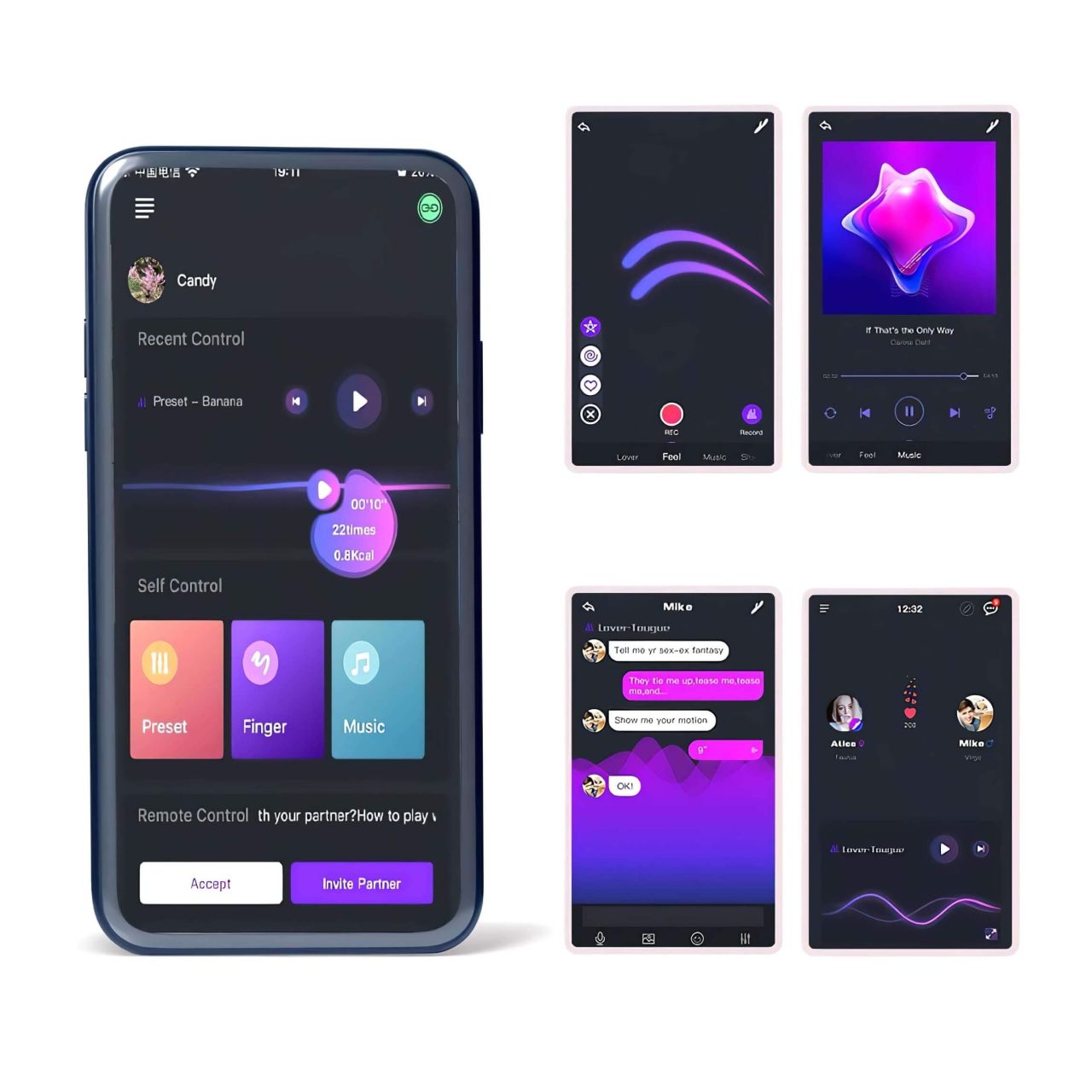 Magic Motion Rise - App-vezérelt vibrációs péniszgyűrű (zöld)