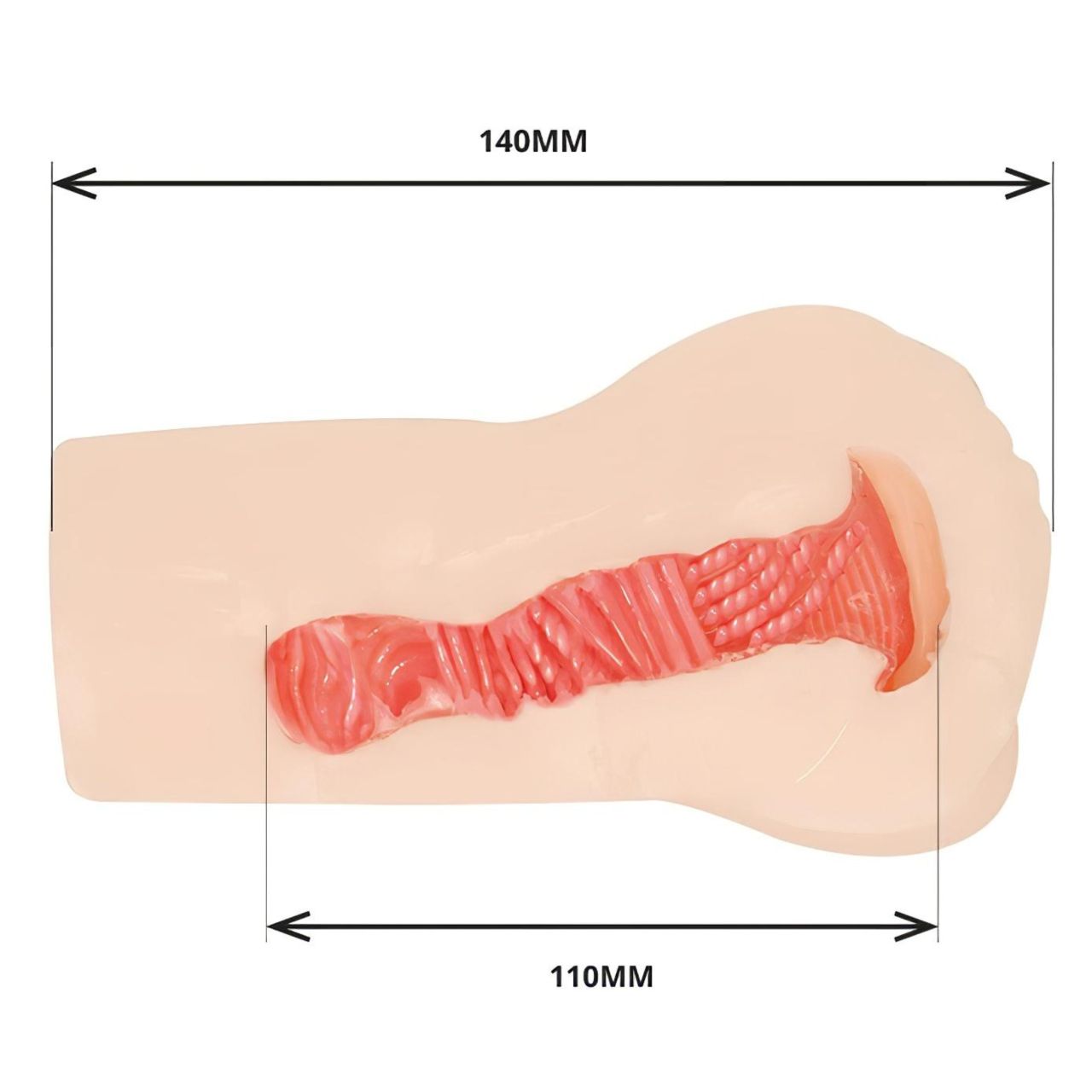 TAMASHII Intern - anime műpunci maszturbátor (natúr)