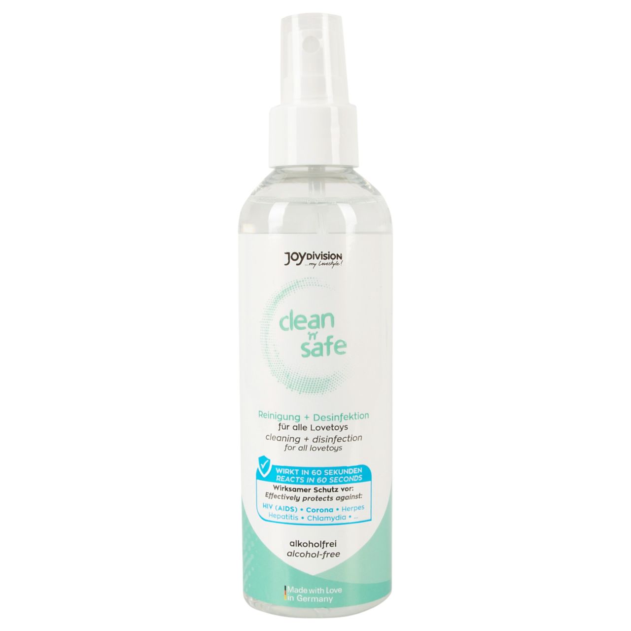 JoyDivision Clean Safe - fertőtlenítő és tisztító spray (200ml)