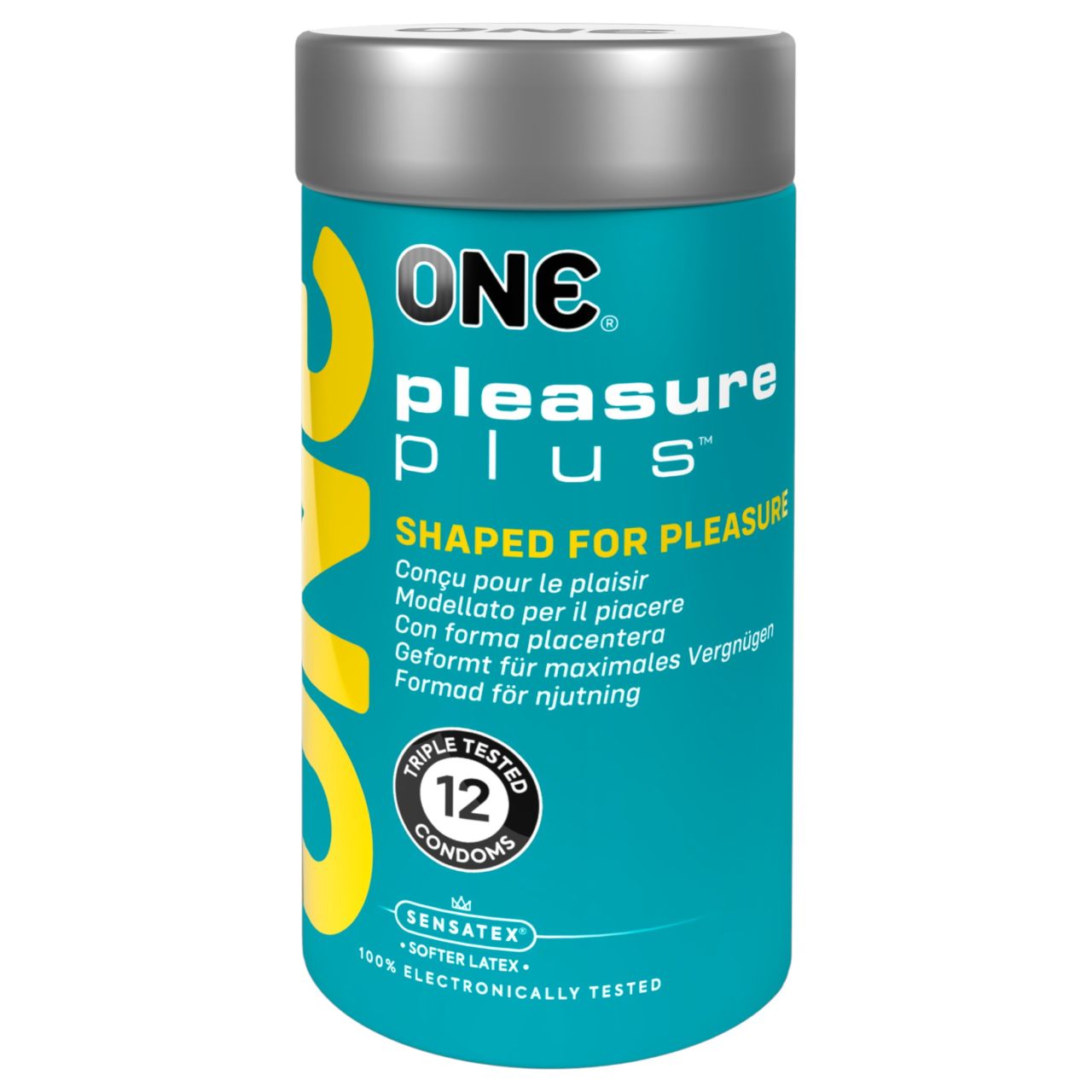 ONE Pleasure Plus - belső bordázatú óvszer (12db)