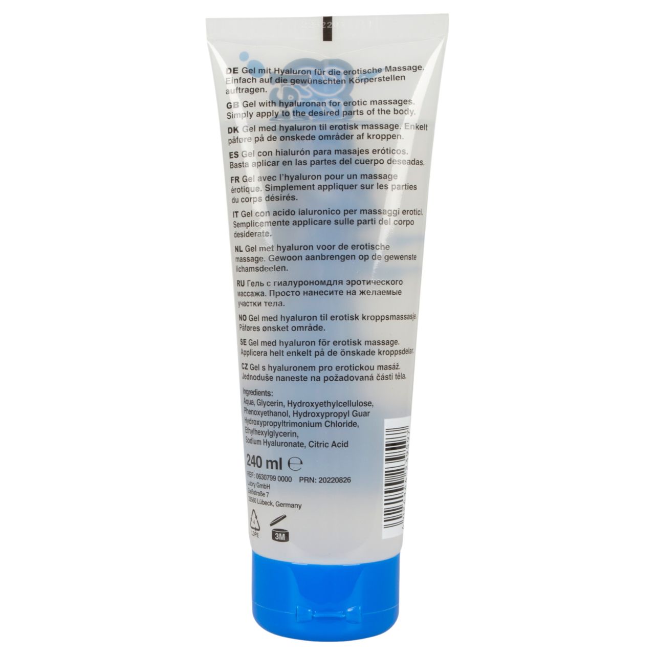 KlatschNass - hyaluronos vízbázisú síkosító (240 ml) KlatschNass - hyaluronos vízbázisú síkosító (240 ml)