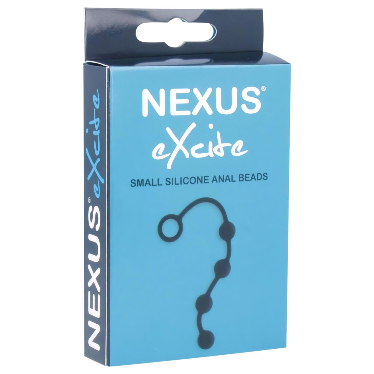 Nexus Excite - 4 gyöngyös anál dildó (fekete, kicsi)