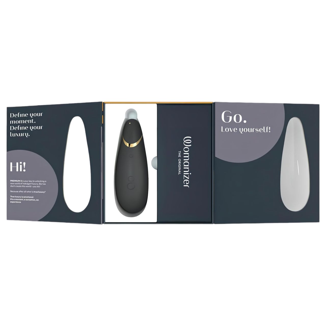 Womanizer Premium 2 - léghullámos csiklóizgató (fekete) Womanizer Premium 2 - léghullámos csiklóizgató (fekete)
