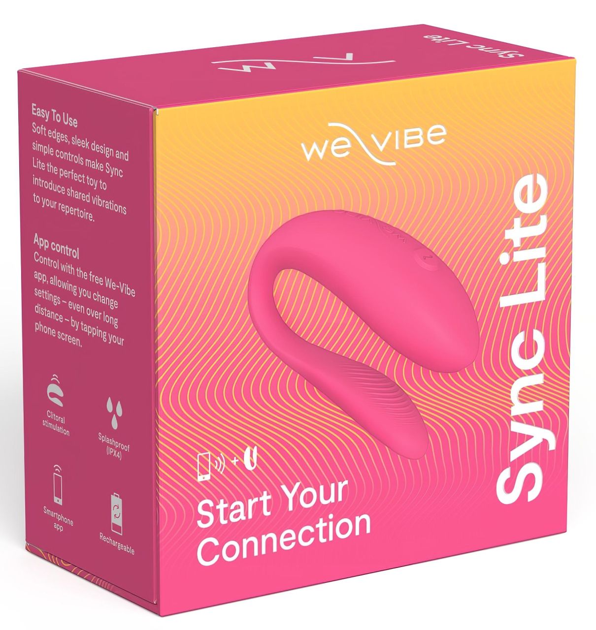 We-Vibe Sync Lite - App- és távirányítós párvibrátor (pink)