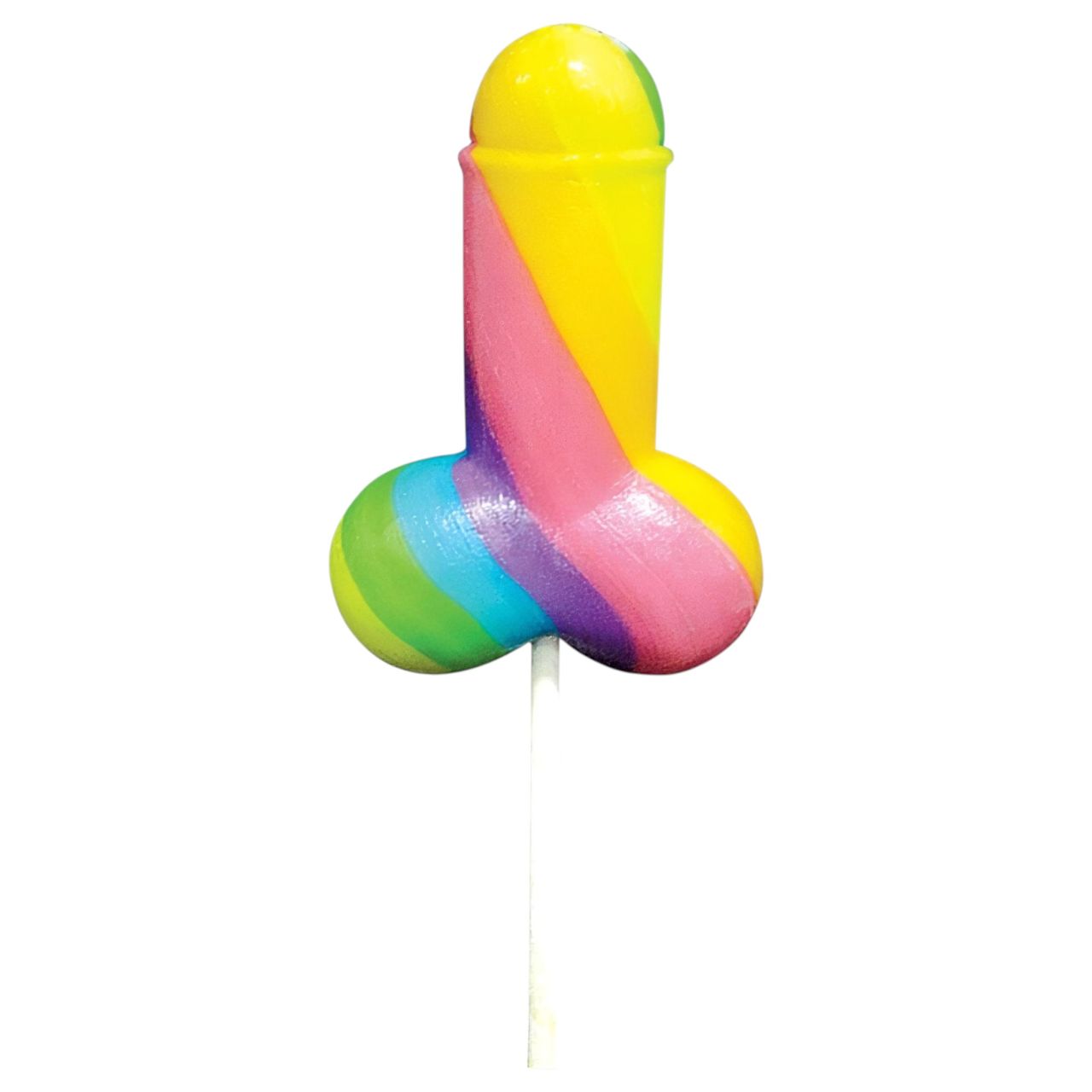 Rainbow Cock Pop - péniszes nyalóka (85 g) - gyümölcs ízű