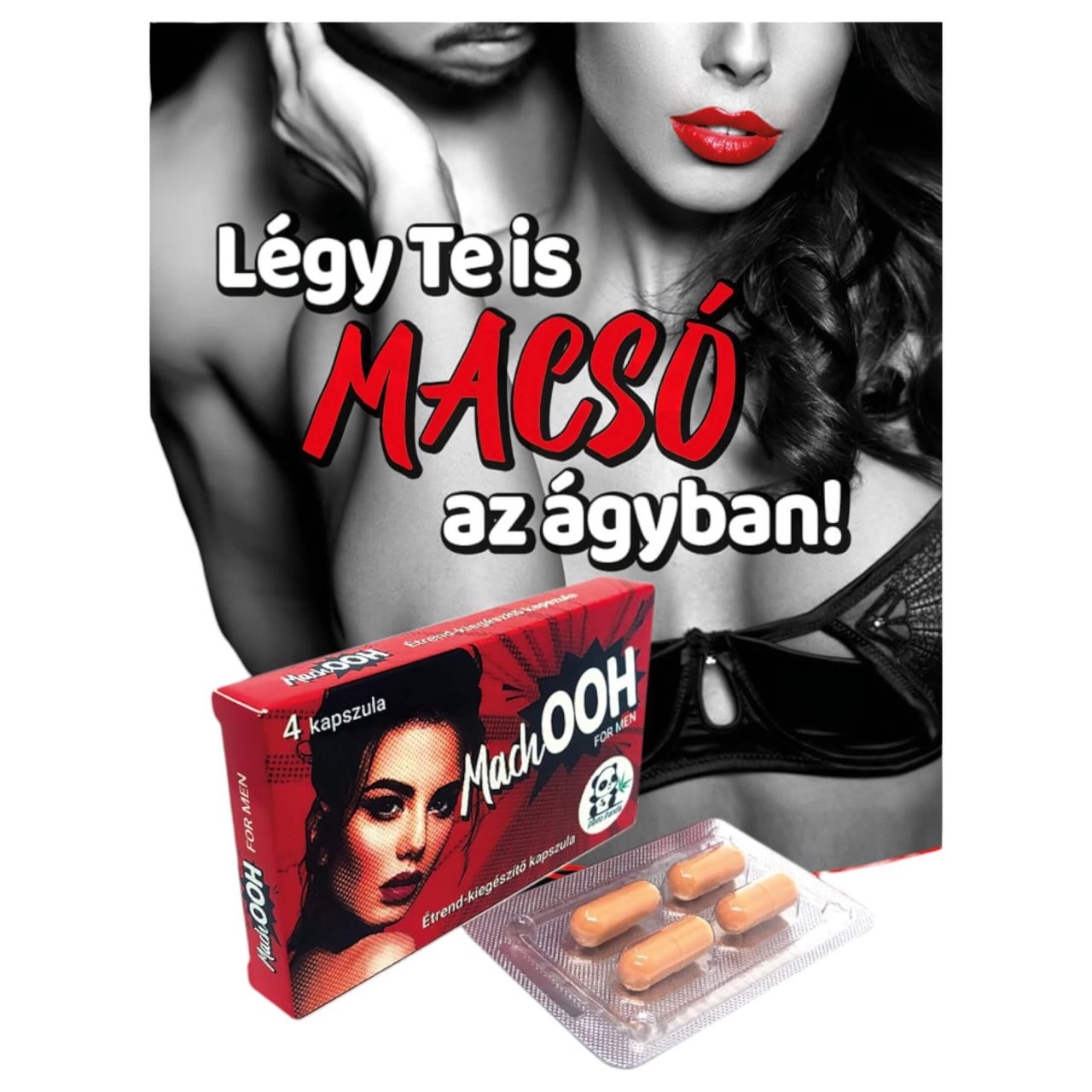MachOOH étrend kiegészítő kapszula férfiaknak (4 db)