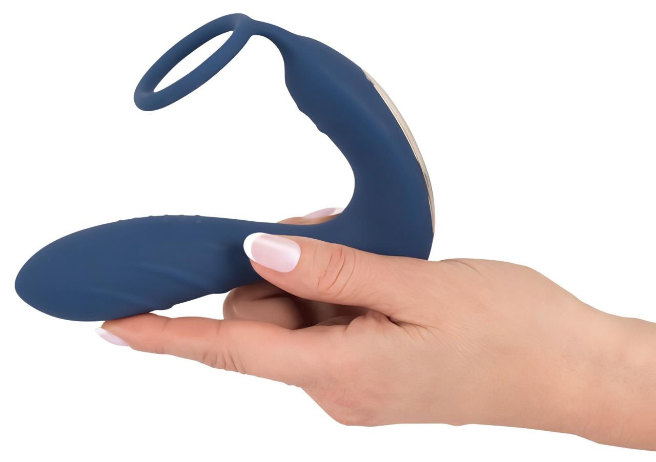 You2Toys Prostate Plug - prosztata anál vibrátor péniszgyűrűvel (kék) You2Toys Prostate Plug - prosztata anál vibrátor péniszgyűrűvel (kék)