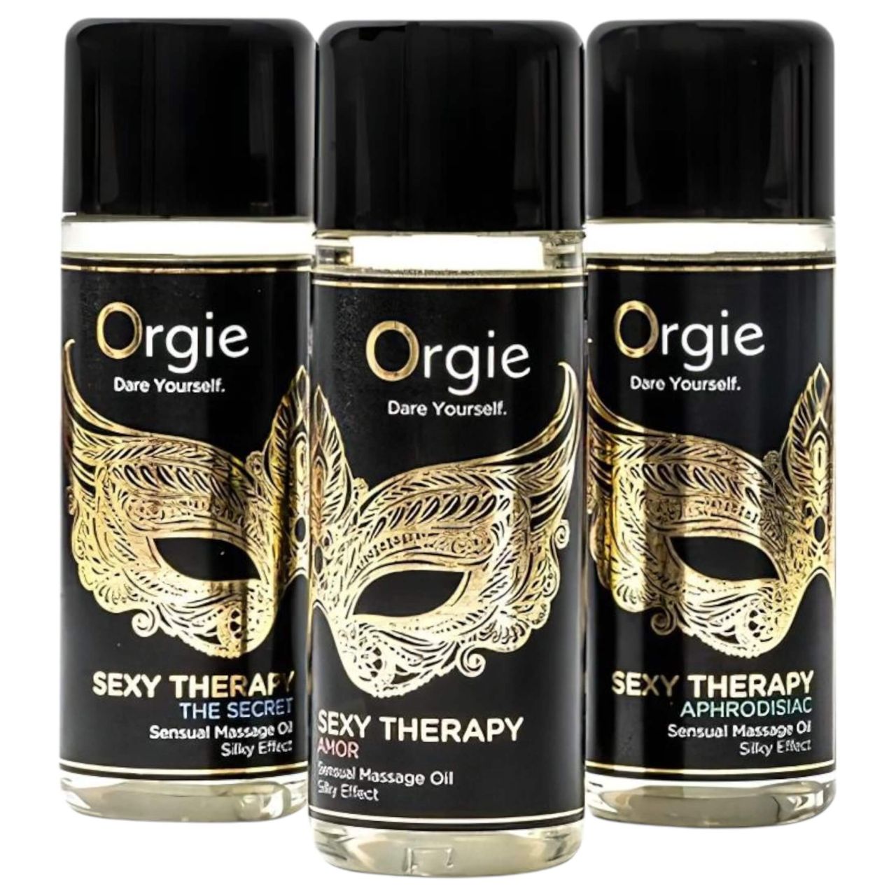 Orgie Sexy Therapy - érzéki masszázsolaj szett (3 × 30 ml) Orgie Sexy Therapy - érzéki masszázsolaj szett (3 × 30 ml)