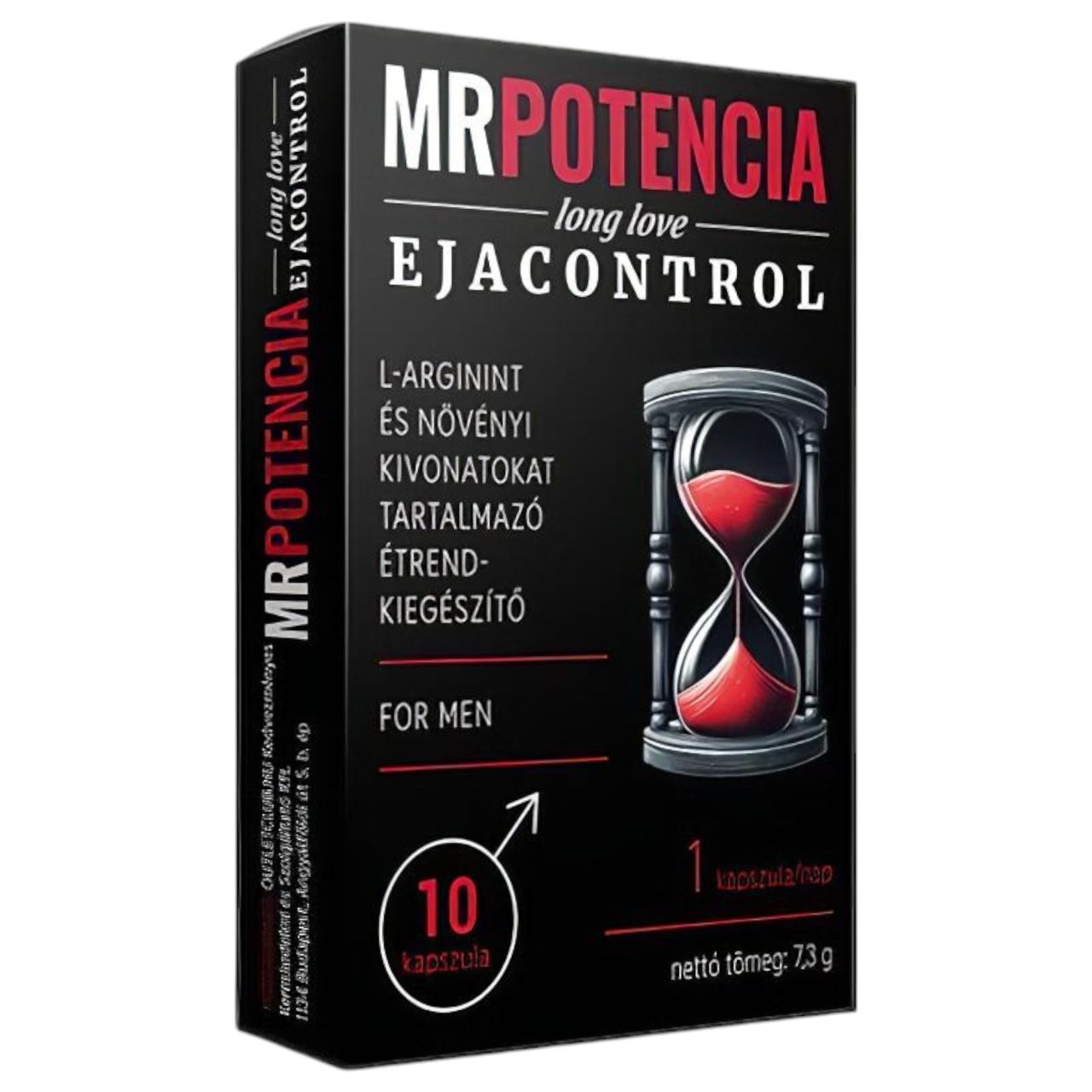 MrPotencia Long Love Ejacontrol - késleltető kapszula férfiaknak (10 db)
