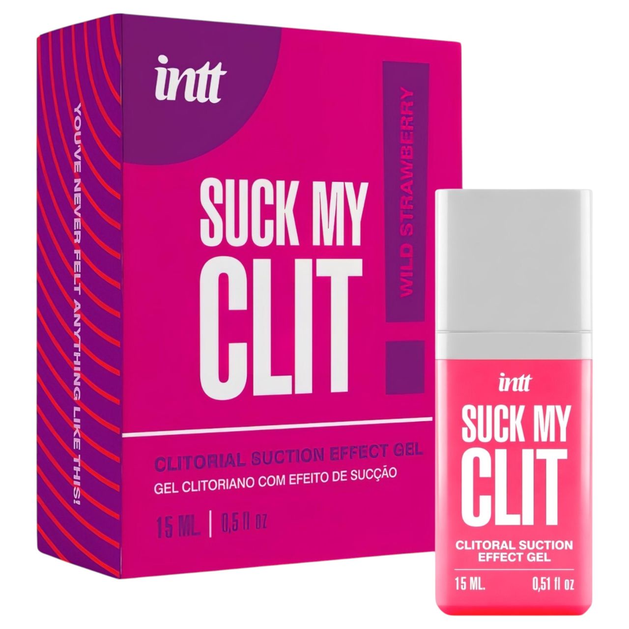 Intt Suck My Clit - klitorisz stimuláló gél nőknek - eper (15 ml) Intt Suck My Clit - klitorisz stimuláló gél nőknek - eper (15 ml)