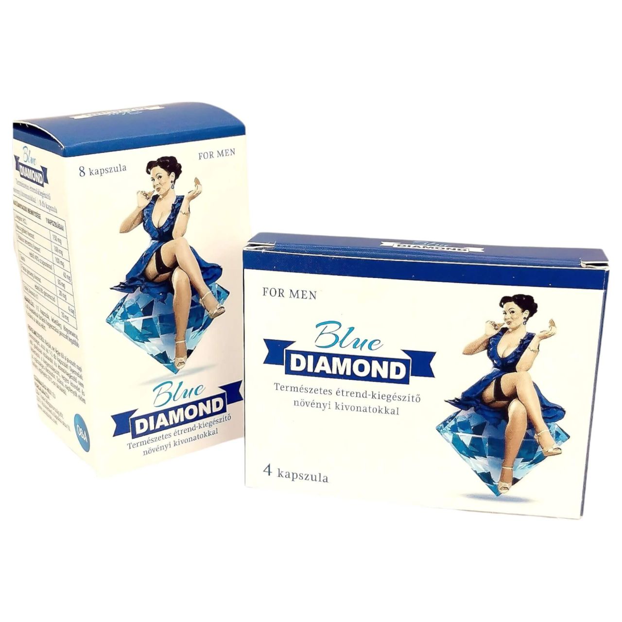 Blue Diamond - természetes étrend-kiegészítő kapszula férfiaknak (8 db) Blue Diamond - természetes étrend-kiegészítő kapszula férfiaknak (8 db)