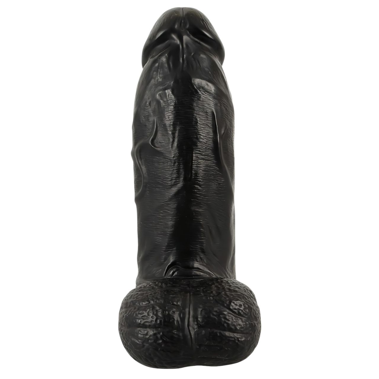 realistixxx Real Giant - herés dildó - 22 cm (fekete)