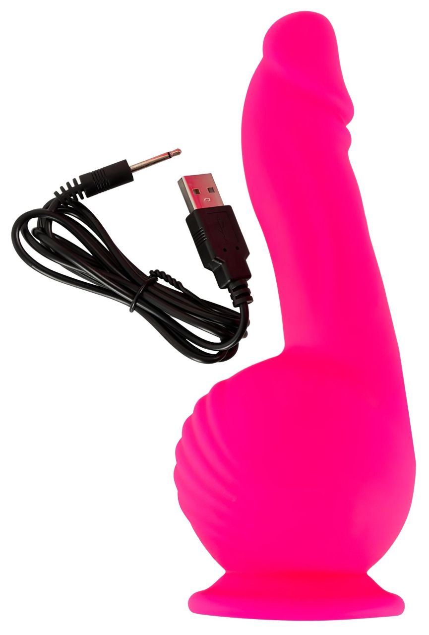 / SMILE Powerful - akkus, 2 motoros tapadókorongos vibrátor (pink)
