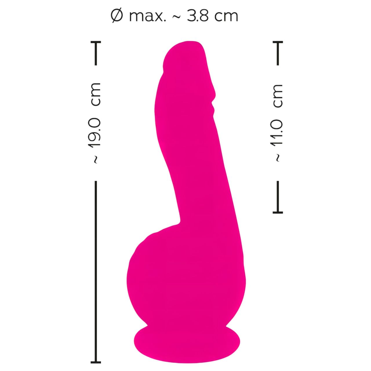 / SMILE Powerful - akkus, 2 motoros tapadókorongos vibrátor (pink)
