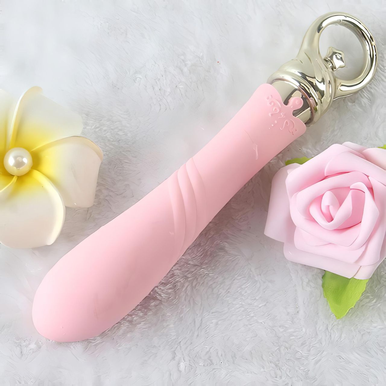 ZALO Courage Heating - akkus, luxus G-pont vibrátor (pink)
