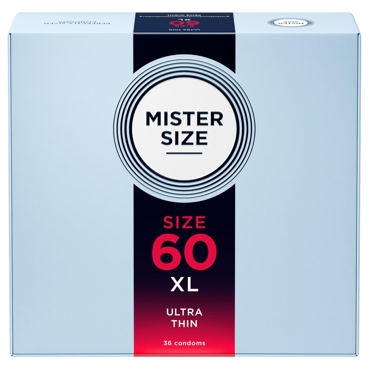Mister Size vékony óvszer - 60 mm (36 db)
