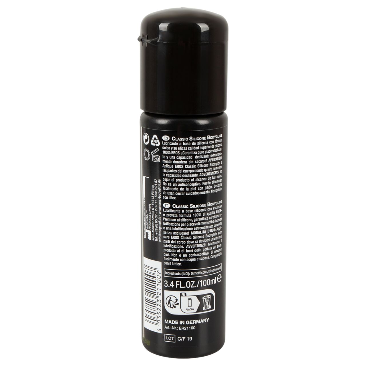 EROS 2in1 - szilikonos síkosító (100 ml) EROS 2in1 - szilikonos síkosító (100 ml)