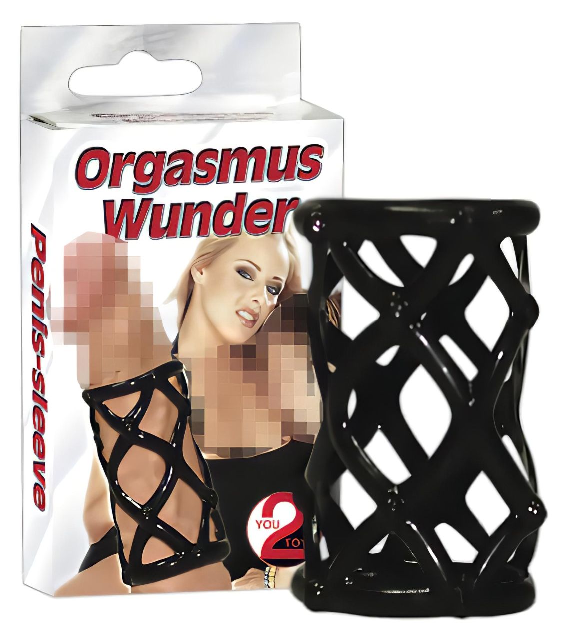 You2Toys Orgasmus Wunder - péniszmandzsetta (fekete)
