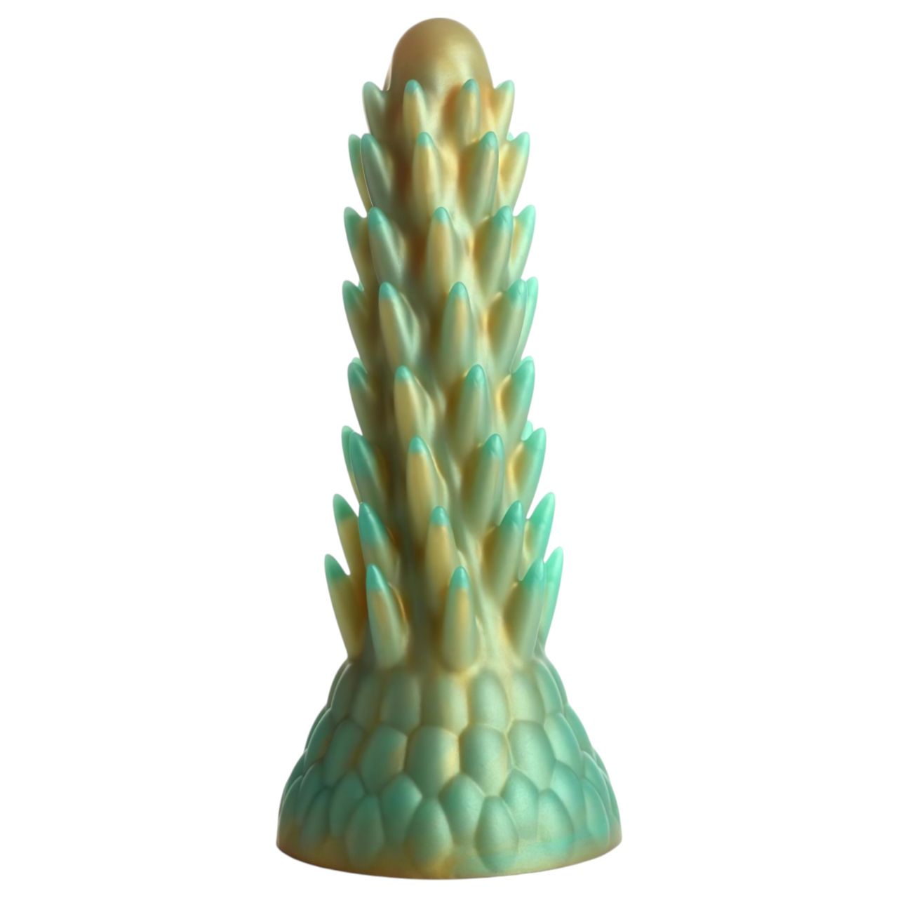 Creature Cocks Stegosaurus - szilikon dildó - 20 cm (zöld)