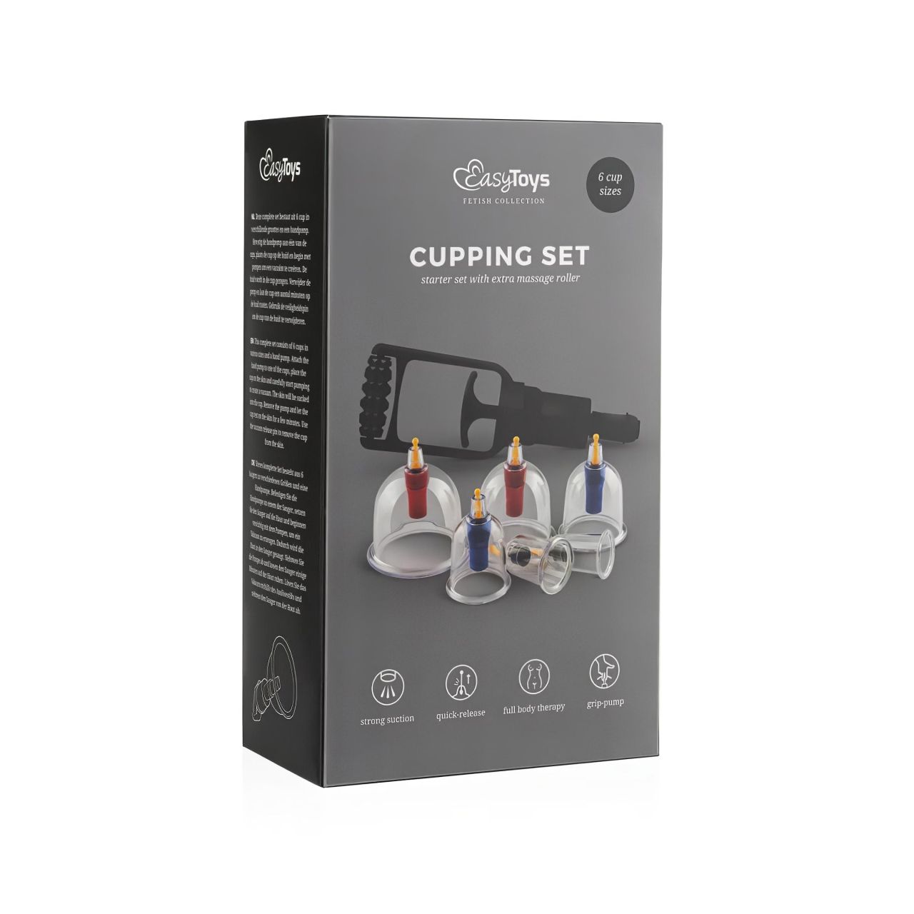 EasyToys Cupping - szívó pumpa szett (6 részes)