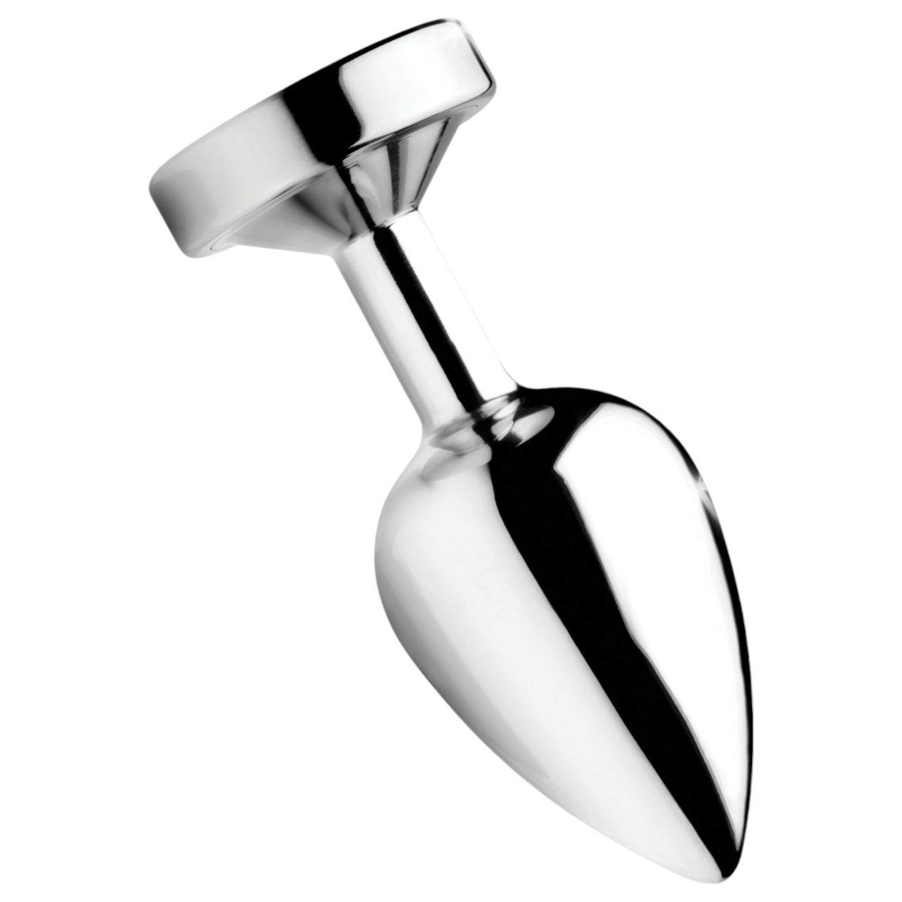 Booty Sparks - világító butt plug - nagy (ezüst)