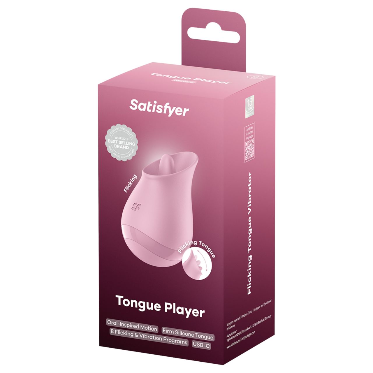 Satisfyer Tongue Player - nyelves csiklóvibrátor (pink) Satisfyer Tongue Player - nyelves csiklóvibrátor (pink)