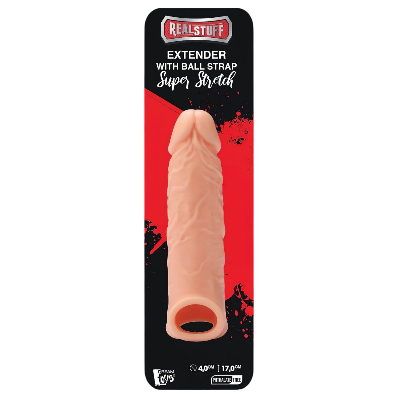 RealStuff Extender 6,5 - péniszköpeny (natúr, 17 cm) RealStuff Extender 6,5 - péniszköpeny (natúr, 17 cm)