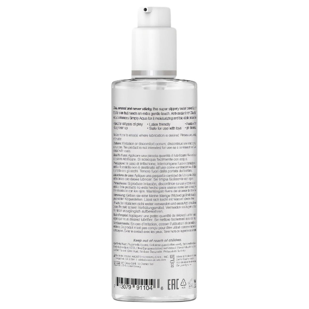 Wicked Simple Aqua - 100% vegán síkosító (120 ml) Wicked Simple Aqua - 100% vegán síkosító (120 ml)