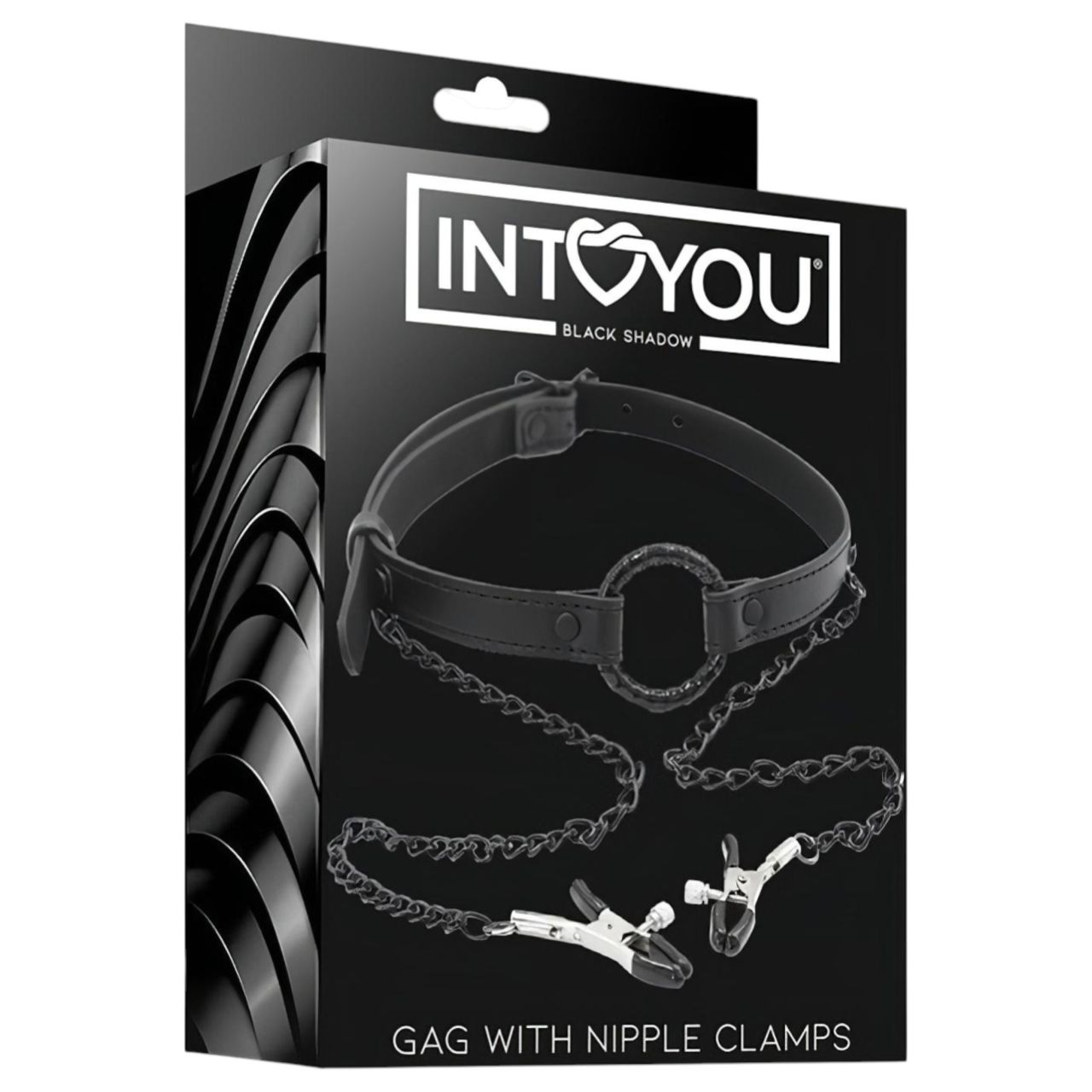 INTOYOU - szájpecek bimbócsipesszel (fekete) INTOYOU - szájpecek bimbócsipesszel (fekete)