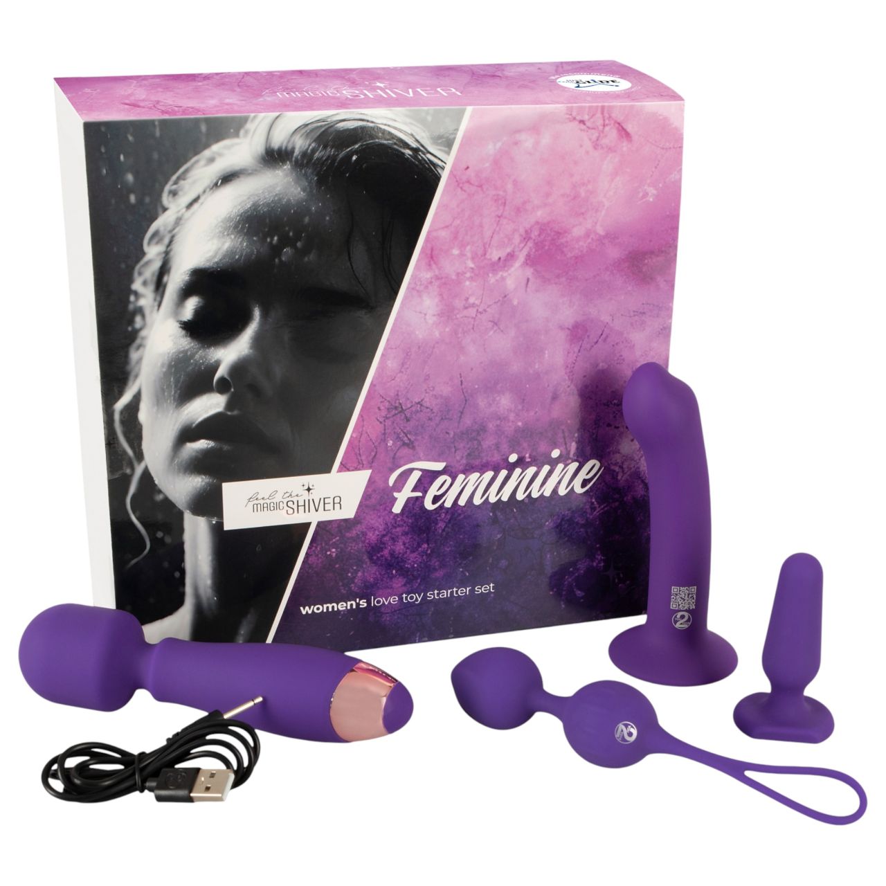 Magic Shiver Feminine - szexkészlet nőknek (4 részes)
