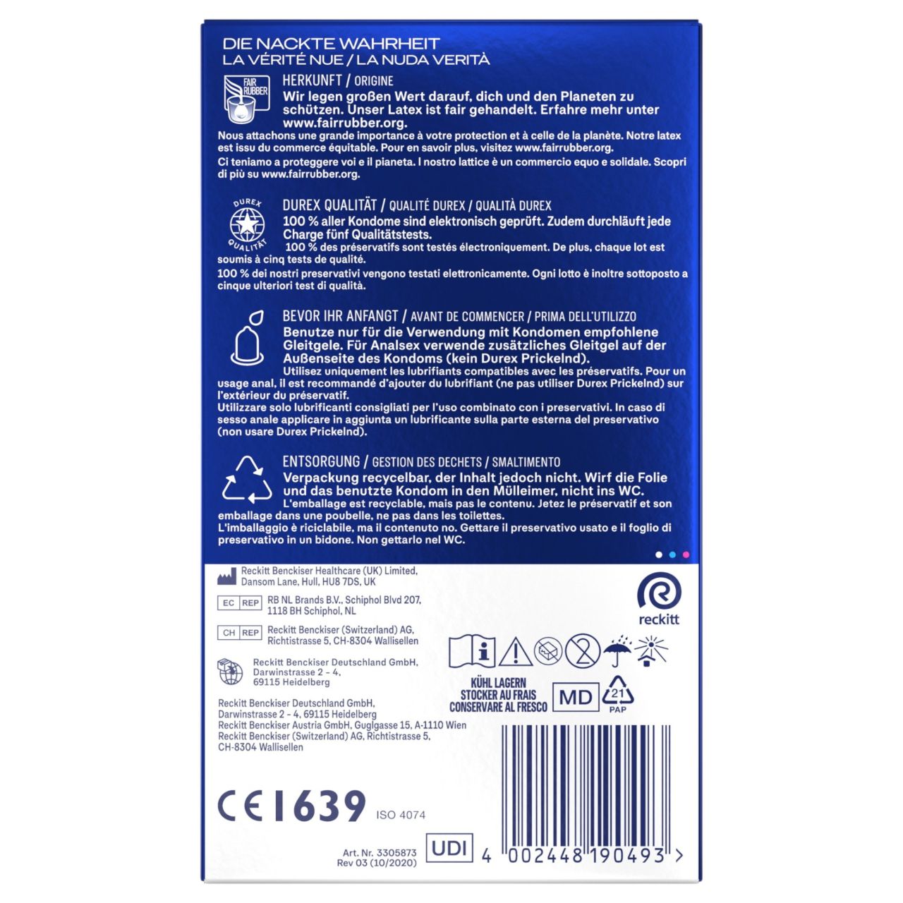 Durex Intense - Orgasmic óvszer (10 db) Durex Intense - Orgasmic óvszer (10 db)