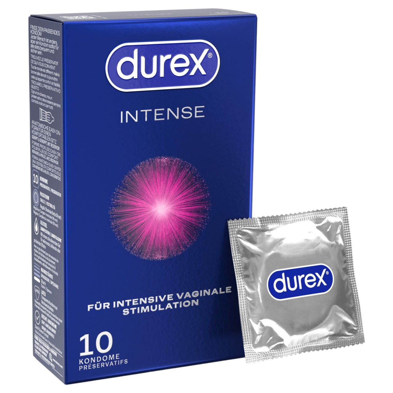 Durex Intense - Orgasmic óvszer (10 db) Durex Intense - Orgasmic óvszer (10 db)