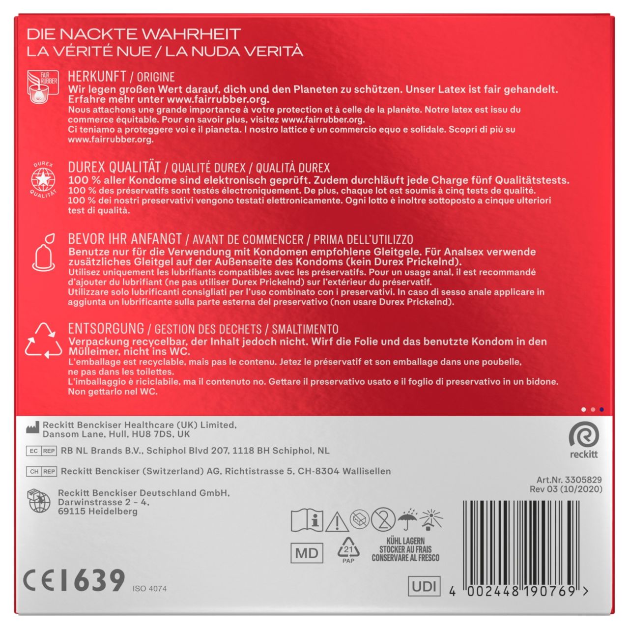 Durex - XXL óvszer (30 db)