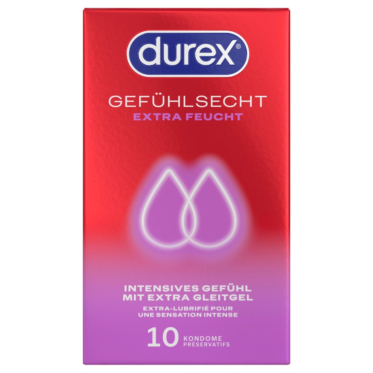 Durex - extra síkosított óvszer (10 db) Durex - extra síkosított óvszer (10 db)