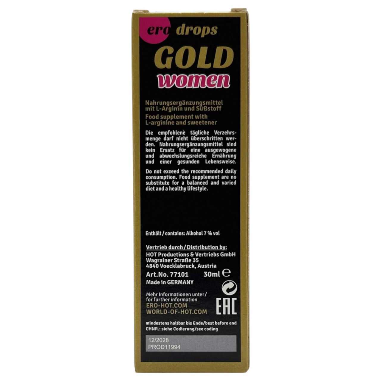 HOT Spanish Fly Gold Woman - afrodiziákum nőknek (30 ml)