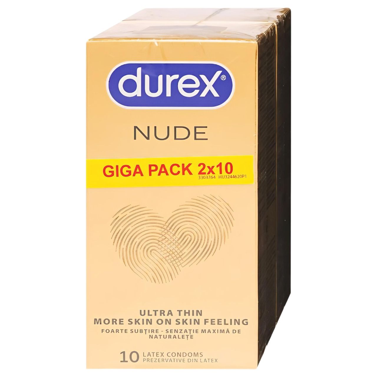 Durex Nude - ultra vékony óvszer (2x10 db) Durex Nude - ultra vékony óvszer (2x10 db)