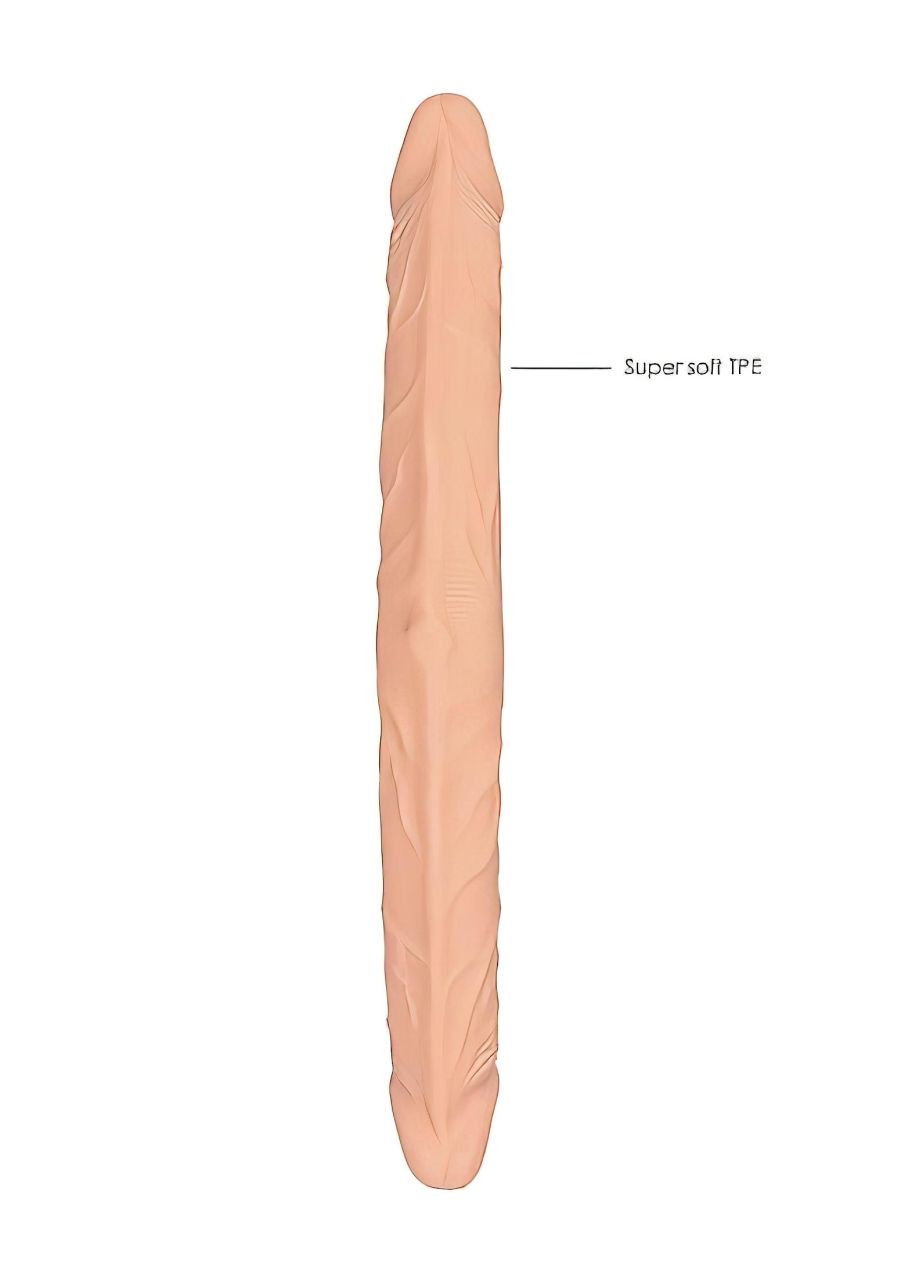 RealRock Double Dong 14 - dupla dildó (36 cm, testszínű)